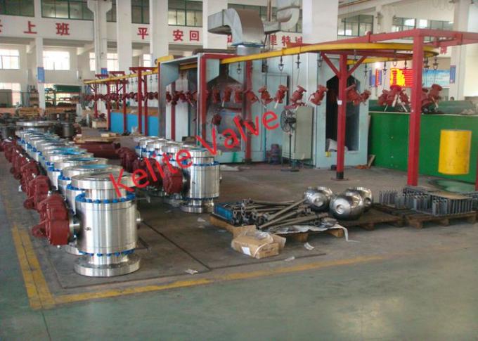 La vávula de bola del muñón del acero de carbono de 3 pedazos, aire actuó la vávula de bola