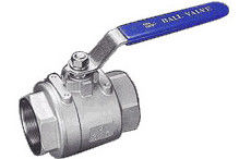 Vávula de bola de acero inoxidable del alto rendimiento 1/4" - 4" operación completa de la manija del puerto del tamaño