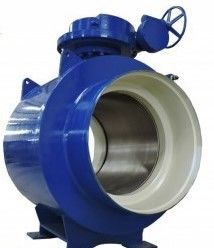 Material completamente soldado con autógena industrial PN50 - PN1200 del acero de carbono de la vávula de bola API6D A105