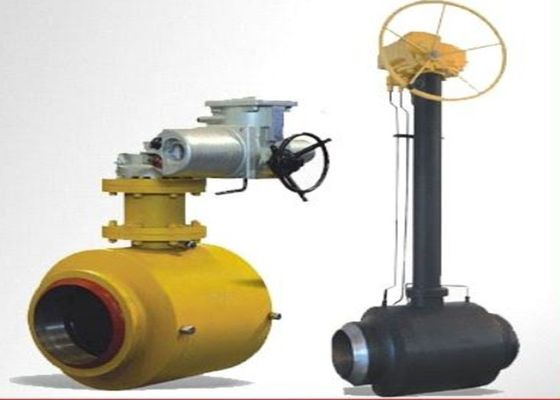 Capacidad de flujo completamente soldada con autógena inoxidable de la característica de la vávula de bola de acero alta