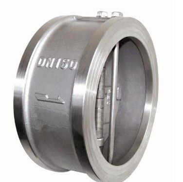 Tipo dual cuerpo de elevación del oscilación de la mariposa de la válvula de control de la oblea del pedazo del tipo uno