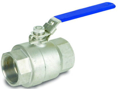 El flotador atornillado del extremo actuó la certificación del bastidor de inversión del NPT 2PC de la vávula de bola ISO